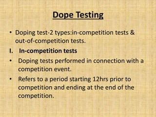 dope test link.